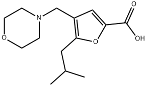 5-ISOBUTYL-4-MORPHOLIN-4-YLMETHYL-FURAN-2-CARBOXYLIC ACID price.