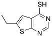 6-ETHYL-THIENO[2,3-D]PYRIMIDINE-4-THIOL Struktur