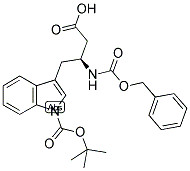 NBETA-Z-NIN-BOC-L-BETA-HOMOTRYPTOPHAN Struktur