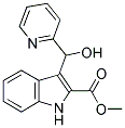 3-(HYDROXY-PYRIDIN-2-YL-METHYL)-1H-INDOLE-2-CARBOXYLIC ACID METHYL ESTER Struktur