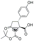 BOC-(2S, 3R)-PYROGLUT[3-(4-HYDROXYPHENYL)] Struktur