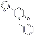 1-BENZYL-5-THIEN-2-YLPYRIDIN-2(1H)-ONE Struktur