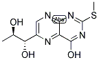 4-HYDROXY-6-(L-ERYTHRO-1,2-DIHYDROXYPROPYL)-2-METHYLTHIOPTERIDINE Struktur