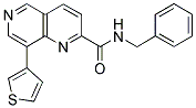 N-BENZYL-8-THIEN-3-YL-1,6-NAPHTHYRIDINE-2-CARBOXAMIDE Struktur