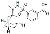 3-([[1-(1-ADAMANTYL)ETHYL]AMINO]SULFONYL)BENZOIC ACID Struktur