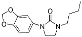 1-(1,3-BENZODIOXOL-5-YL)-3-BUTYLIMIDAZOLIDIN-2-ONE Struktur