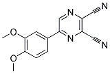 5-(3,4-DIMETHOXYPHENYL)-2,3-PYRAZINEDICARBONITRILE Struktur