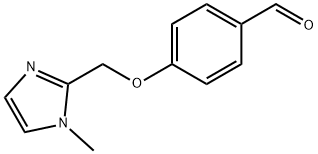 4-[(1-METHYL-1H-IMIDAZOL-2-YL)METHOXY]BENZALDEHYDE Struktur