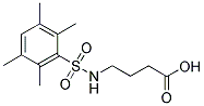 4-(2,3,5,6-TETRAMETHYL-BENZENESULFONYLAMINO)-BUTYRIC ACID Struktur