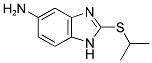 2-(ISOPROPYLTHIO)-1H-BENZIMIDAZOL-5-AMINE Struktur