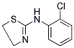 N-(2-CHLOROPHENYL)-4,5-DIHYDRO-1,3-THIAZOL-2-AMINE Struktur