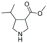 4-ISOPROPYLPYRROLIDINE-3-CARBOXYLIC ACID METHYL ESTER Struktur