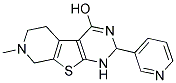 7-METHYL-2-PYRIDIN-3-YL-1,2,5,6,7,8-HEXAHYDROPYRIDO[4',3':4,5]THIENO[2,3-D]PYRIMIDIN-4-OL Struktur