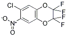 6-CHLORO-2,2,3,3-TETRAFLUORO-7-NITRO-1,4-BENZODIOXENE Struktur