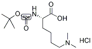 BOC-N-EPSILON,EPSILON-DIMETHYL-L-LYSINE HYDROCHLORIDE SALT Struktur