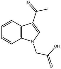 (3-ACETYL-INDOL-1-YL)-ACETIC ACID Struktur