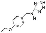 N-(4-ETHOXYBENZYL)-2H-TETRAZOL-5-AMINE Struktur