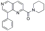 8-PHENYL-2-(PIPERIDIN-1-YLCARBONYL)-1,6-NAPHTHYRIDINE Struktur