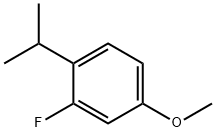 2-(2'-FLUORO-4'-METHOXYPHENYL)PROPANE Struktur