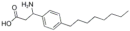3-AMINO-3-(4-OCTYL-PHENYL)-PROPIONIC ACID Struktur