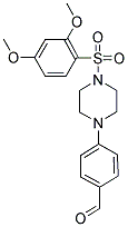 4-(4-[(2,4-DIMETHOXYPHENYL)SULFONYL]PIPERAZIN-1-YL)BENZALDEHYDE Struktur