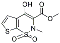 4-HYDROXY-2-METHYL-1,1-DIOXO-1,2-DIHYDRO-1LAMBDA6-THIENO[3,2-E][1,2]THIAZINE-3-CARBOXYLIC ACID METHYL ESTER Struktur