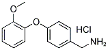 4-(2-METHOXYPHENOXY)BENZYLAMINE HYDROCHLORIDE Struktur