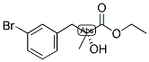 ETHYL (R)-2-HYDROXY-2-METHYL(3-BROMOBENZENE)PROPANOATE Struktur