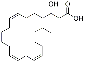 3(R,S)-HYDROXY-7(Z),10(Z),13(Z),16(Z)-DOCOSATETRAENOIC ACID Struktur