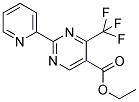 ETHYL 2-(2-PYRIDINYL)-4-(TRIFLUOROMETHYL)-5-PYRIMIDINECARBOXYLATE Struktur