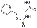 ([(BENZYLSULFANYL)CARBONYL]AMINO)ACETIC ACID Struktur