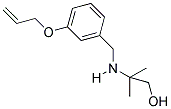 2-((3-(ALLYLOXY)BENZYL)AMINO)-2-METHYLPROPAN-1-OL Struktur