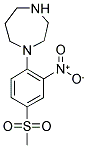 1-[4-(METHYLSULFONYL)-2-NITROPHENYL]-1,4-DIAZEPANE Struktur