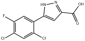 5-(2,4-DICHLORO-5-FLUOROPHENYL)-1H-PYRAZOLE-3-CARBOXYLIC ACID price.