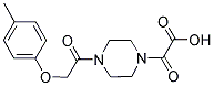 (4-[(4-METHYLPHENOXY)ACETYL]PIPERAZIN-1-YL)(OXO)ACETIC ACID Struktur