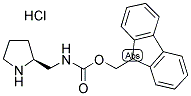 (S)-2-N-FMOC-AMINOMETHYL PYRROLIDINE HYDROCHLORIDE Struktur