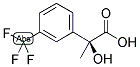 (S)-2-HYDROXY-2-METHYL(3-TRIFLUOROMETHYLBENZENE)ACETIC ACID Struktur