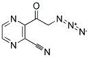 3-(2-AZIDO-ACETYL)-PYRAZINE-2-CARBONITRILE Struktur