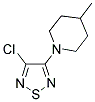 1-(4-CHLORO-[1,2,5]THIADIAZOL-3-YL)-4-METHYL-PIPERIDINE Struktur