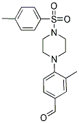 3-METHYL-4-(4-[(4-METHYLPHENYL)SULFONYL]PIPERAZIN-1-YL)BENZALDEHYDE Struktur