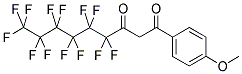 1-(4-METHOXYPHENYL)-2H,2H-PERFLUORONONANE-1,3-DIONE Struktur