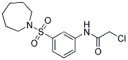 N-[3-(AZEPANE-1-SULFONYL)-PHENYL]-2-CHLORO-ACETAMIDE Struktur