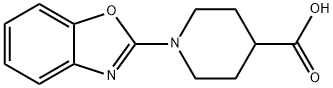 1-(1,3-BENZOXAZOL-2-YL)PIPERIDINE-4-CARBOXYLIC ACID Struktur