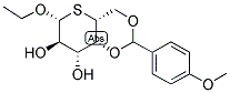 ETHYL 4,6-(4-METHOXYBENZYLIDENE)-BETA-D-THIOGALACTOPYRANOSIDE Struktur