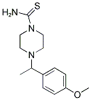 4-[1-(4-METHOXYPHENYL)ETHYL]PIPERAZINE-1-CARBOTHIOAMIDE Struktur