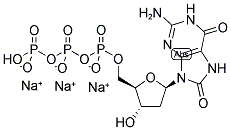 8-OXO-2'-DEOXY-GUANOSINE-5'-TRIPHOSPHATE, SODIUM SALT Struktur