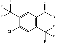 1-CHLORO-4-NITRO-2,5-BIS(TRIFLUOROMETHYL)BENZENE Struktur