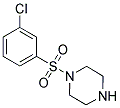 1-[(3-CHLOROPHENYL)SULFONYL]PIPERAZINE Struktur