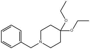 1-BENZYL-4,4-DIETHOXY-PIPERIDINE Struktur