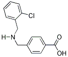 4-(((2-CHLOROBENZYL)AMINO)METHYL)BENZOIC ACID Struktur